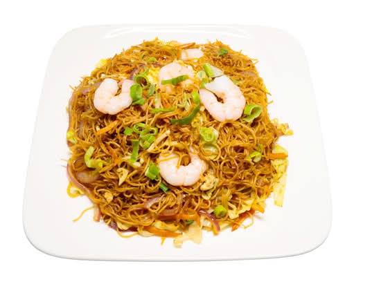 虾仁炒米粉 Shrimp Fried Rice Noodle